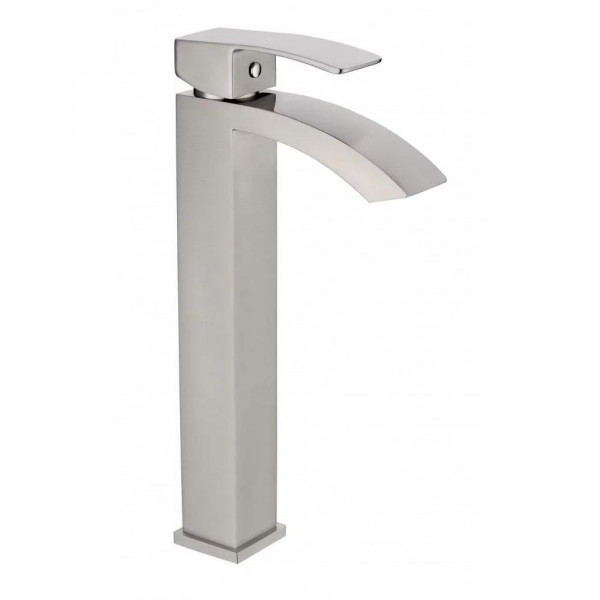 Смеситель для раковины высокий Grocenberg GB3007NK, никель