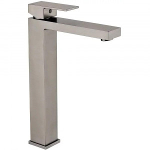 Смеситель для раковины высокий Grocenberg GB3008BG, графит