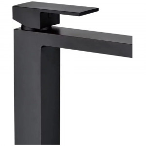 Смеситель для раковины высокий Grocenberg GB3008BL, черный