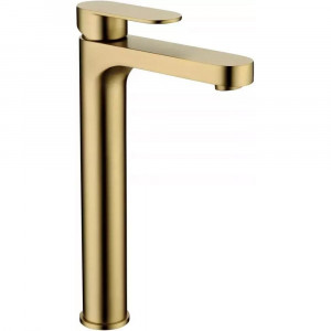 Смеситель для раковины высокий Grocenberg GB3011MG, матовое золото