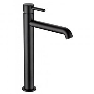 Смеситель для раковины высокий Grocenberg GB3029BL, черный