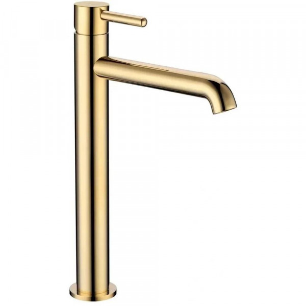 Смеситель для раковины высокий Grocenberg GB3029GO, золото