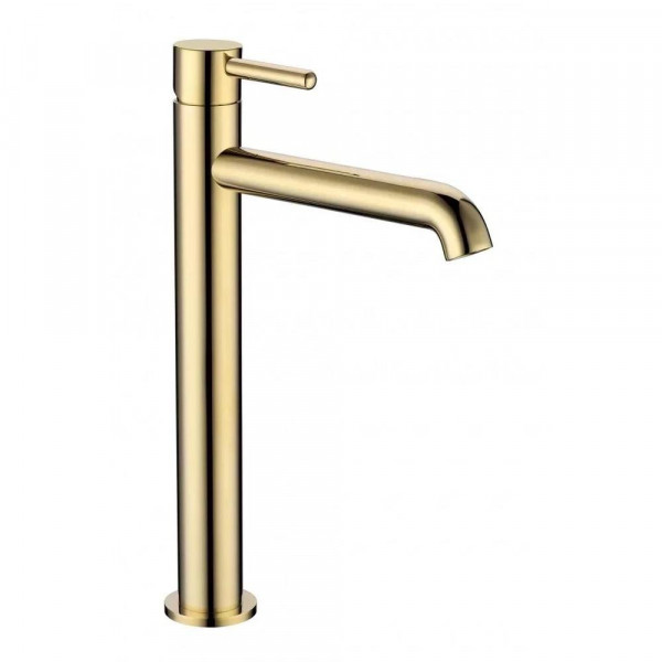 Смеситель для раковины высокий Grocenberg GB3029MG, матовое золото