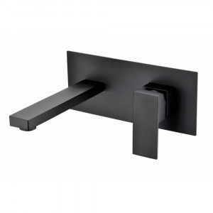 Смеситель для раковины встраиваемый Grocenberg GB588BL, черный