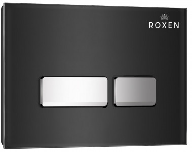 Кнопка для инсталляции Roxen Glass 430280B черный
