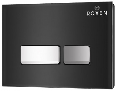 Кнопка для инсталляции Roxen Glass 430280B черный