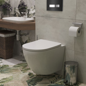 Кнопка для инсталляции Roxen Glass 430280B черный