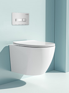 Кнопка для инсталляции Roxen Glass 430280W белый