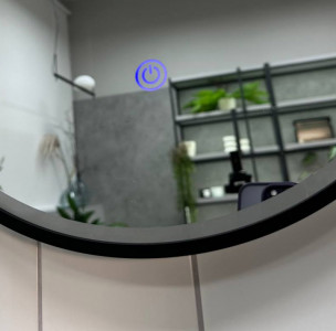 Зеркало Roxen Grown 40x60 в черной алюминиевой раме