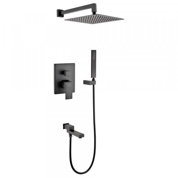 Душевая система встраиваемая Grocenberg GB5089BL-1 черный