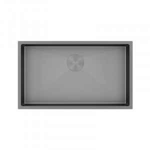 Кухонная мойка Paulmark NEXT 74 UNI PM217444-MG матовый серый 74х44 см