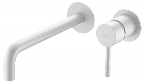 Смеситель для умывальника из стены Boheme Uno Matt White 465-MW