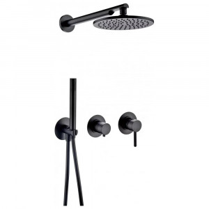 Душевая система встраиваемая без излива Grocenberg GB5090BL черный