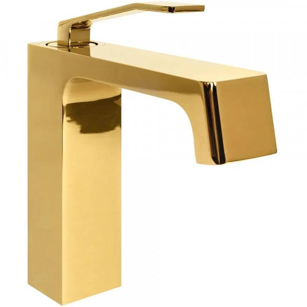 Смеситель для раковины Hansberge H1065GO, золото