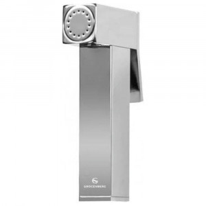 Гигиенический душ со смесителем встраиваемый Grocenberg GB1001CR хром