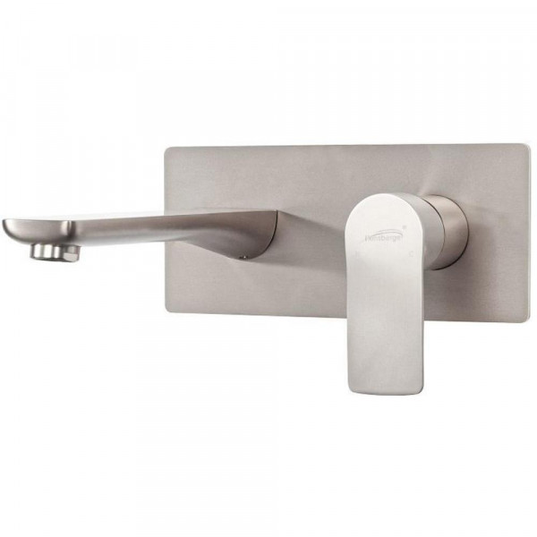 Смеситель для раковины встраиваемый Hansberge H699NK, никель