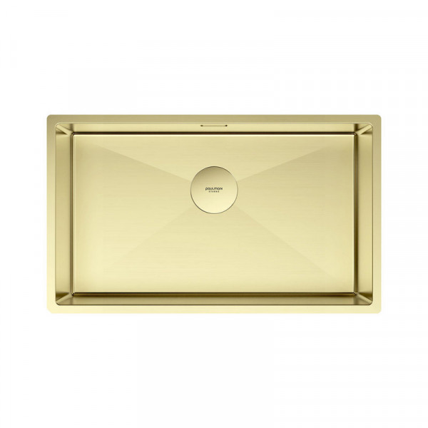 Кухонная мойка Paulmark NEXT 74 UNI PM217444-LG светлое золото 74х44 см