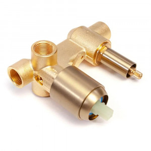 Душевая система встраиваемая без излива Hansberge H6090BR бронза