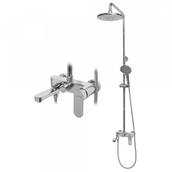 Душевая система Hansberge H5044C хром