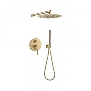 Душевая система встраиваемая без излива Grocenberg GB5099MG-3 матовое золото