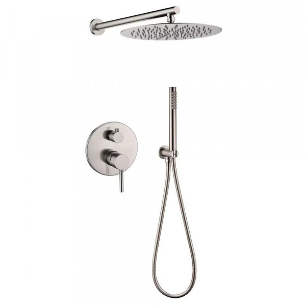 Душевая система встраиваемая без излива Grocenberg GB5099NK-3 никель