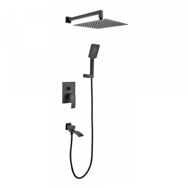 Душевая система встраиваемая Grocenberg GB5007BL черный