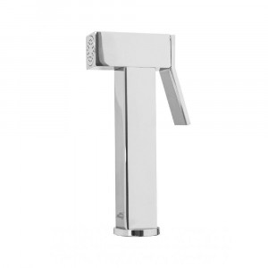 Гигиенический душ со смесителем встраиваемый Hansberge H3077BC хром/черный