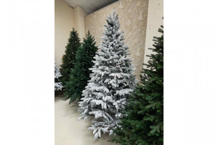 Ель заснеженная Элиза (литые ветки + ПВХ) MaxYPoland 2,3 м