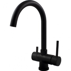 Смеситель для мойки Paffoni Stick SK190NOVIE черный матовый