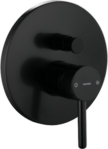 Смеситель скрытого монтажа для ванны ЧЕРНЫЙ Omnires Y BLACK Y1235 BL