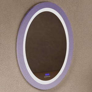 Зеркало Abber Stein AS6601Violett 60x80 с подсветкой, фиолетовый