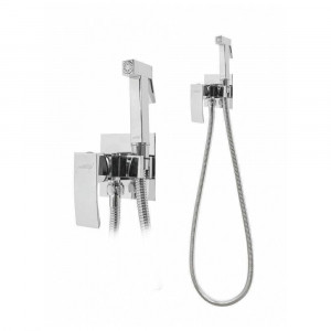 Гигиенический душ со смесителем встраиваемый Hansberge H3077C хром