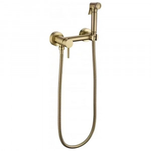 Гигиенический душ со смесителем Grocenberg GB103N-MG матовое золото