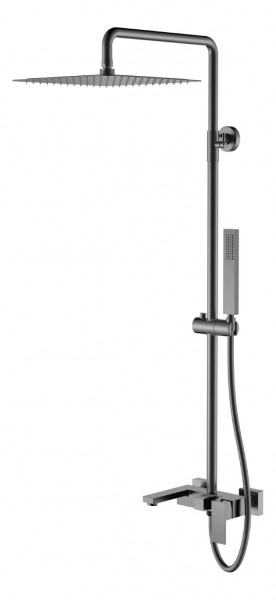 Стойка для душа Boheme Qubic Matt Gun Metal 478-GM графит