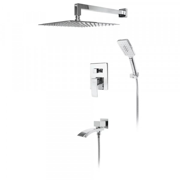Душевая система встраиваемая Hansberge H6077C хром