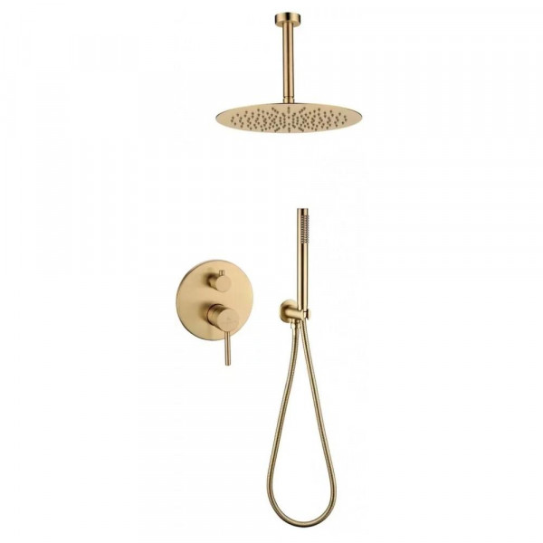 Душевая система встраиваемая без излива Grocenberg GB5099MG-4 матовое золото