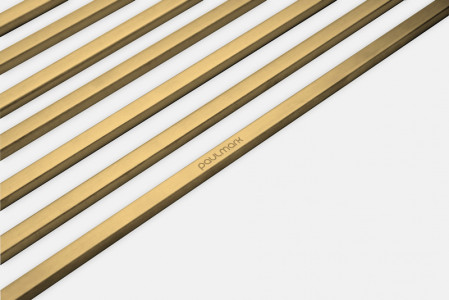 Ролл-мат Paulmark STEP R375-BG брашированное золото 330х375мм