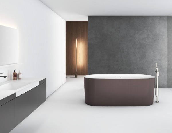 Ванна из искусственного камня Roxen Kleo 170х78 Corian Solid Surface + акрил