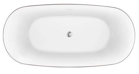 Ванна из искусственного камня Roxen Kleo 170х78 Corian Solid Surface + акрил