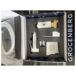 Гигиенический душ со смесителем встраиваемый Grocenberg GB002W белый