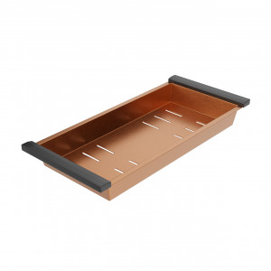 Кухонная мойка Roxen Simple 60х48 PVD бронза (текстурное покрытие) 560220-60BR-V с коландером и дозатором