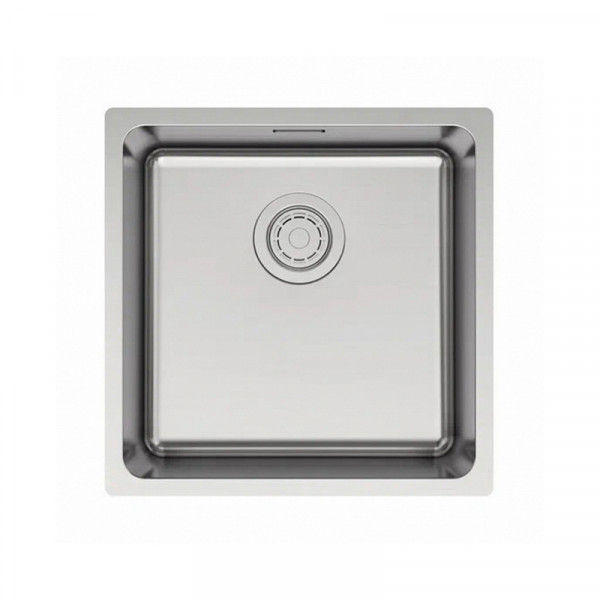 Кухонная мойка Paulmark YUNI 44 UNI YU44-BS брашированная нержавеющая сталь 44х44см