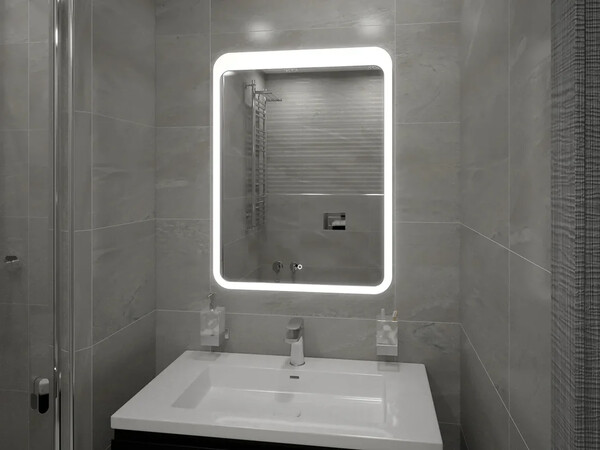 Зеркало Континент Lacio LED 800х900 с подсветкой