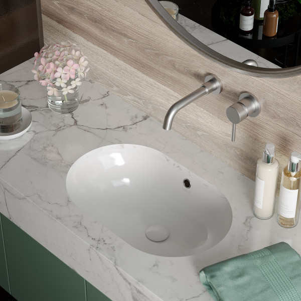 Умывальник Roxen Lantio 570220 58х38,5 белый