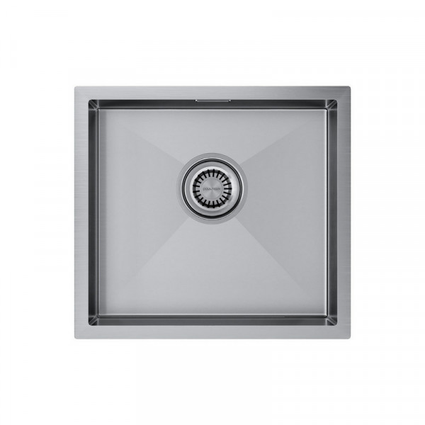 Кухонная мойка Paulmark ALLER 48 UNI PM804844-BS брашированная нержавеющая сталь 48х44 см