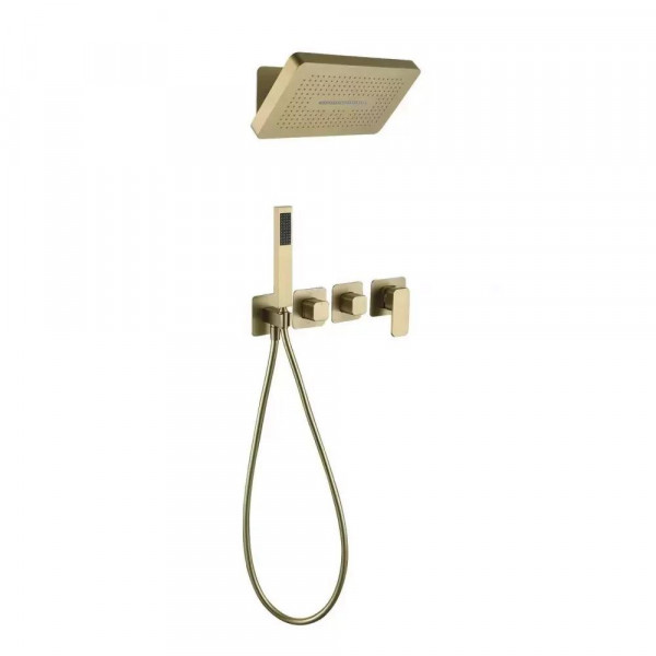Душевая система встраиваемая без излива Grocenberg GB5030MG матовое золото