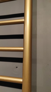 Водяной полотенцесушитель Terminus Аврора БП матовое золото покраска