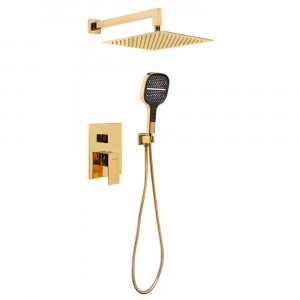 Душевая система встраиваемая без излива Hansberge H6070GO золото