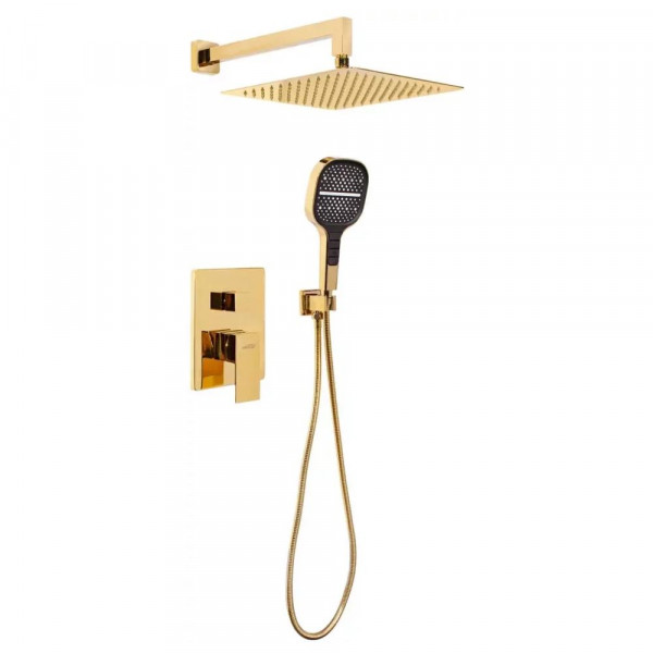 Душевая система встраиваемая без излива Hansberge H6070GO золото