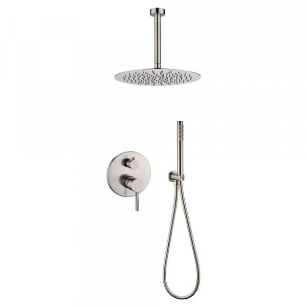 Душевая система встраиваемая без излива Grocenberg GB5099NK-4 никель